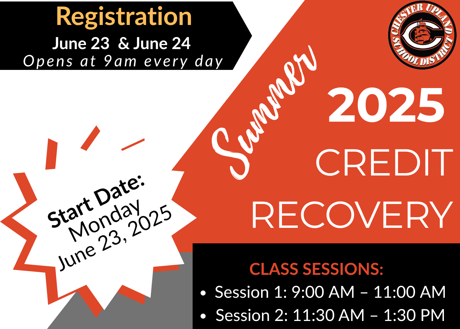  2025 Summer Credit Recovery
